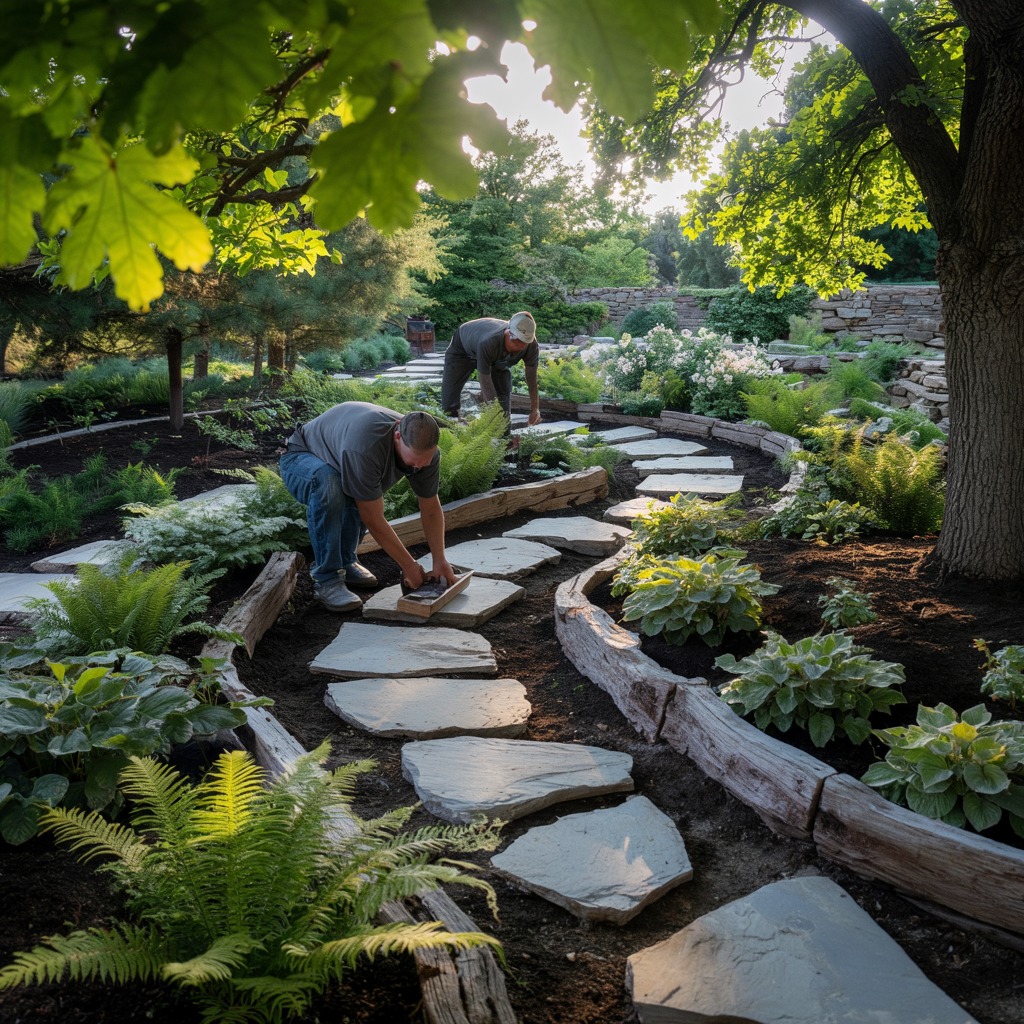 Professional landscape installation services